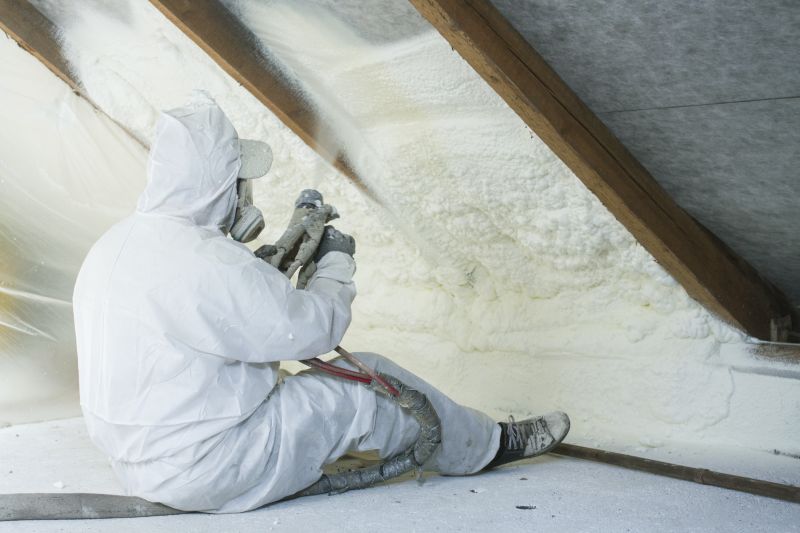 Insulation Application in Attic